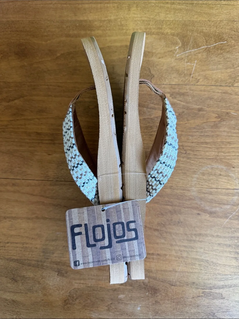 Flojos Juno Weave Comfort Casual Woven Sandals SZ 7 NWT